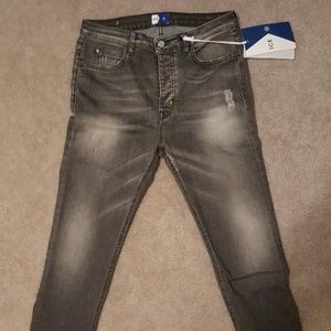 ICE ICEBERG Distressed/Faded grey jeans (Italy)